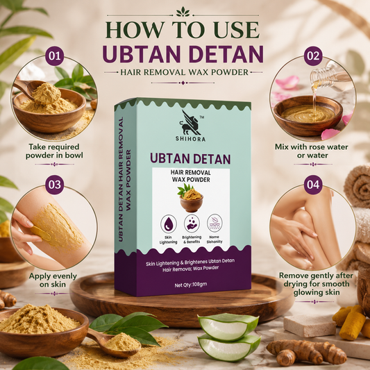 Natural Hair Removal Wax Powder pack of 2