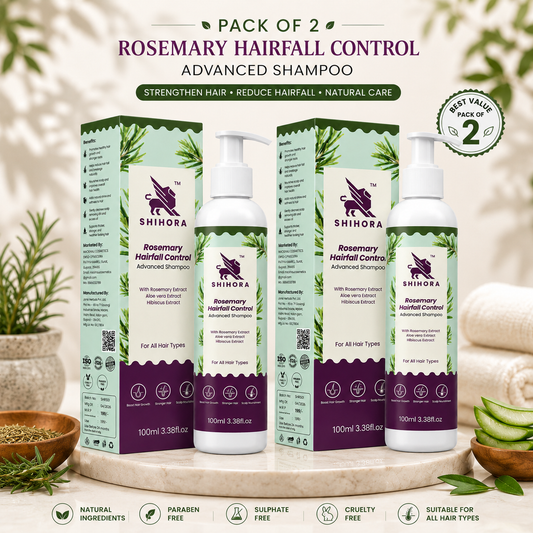 Rosemary Hair fall Control Advanced Shampoo pack of 2